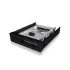 ICY BOX IB-2217ASTS Mobilný rám na ukladanie - 2,5 palca (6,4 cm) na 3,5 palca (8,9 cm) - čierny