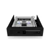 ICY BOX IB-2217ASTS Mobilný rám na ukladanie - 2,5 palca (6,4 cm) na 3,5 palca (8,9 cm) - čierny
