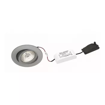 Brumberg Nivalis LED vstavané svietidlo 8W 3000K 650lm výrez 68mm nikel