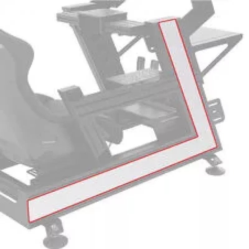 TrackTime Series One Cover priehľadný ochranný kryt pre Series One Sim Racing Rig