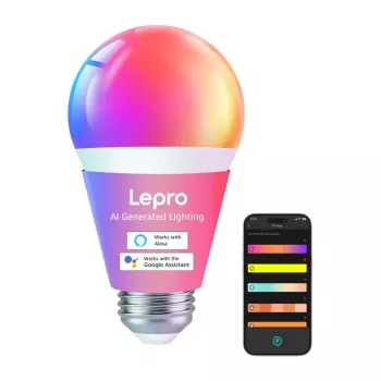 LEPRO B1 E27 LED žiarovka s Bluetooth a Wi-Fi, 806 lm, RGB Tunable White