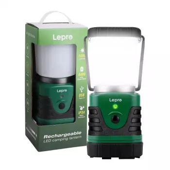 LEPRO 3300008 kempingová lampa, 1000 lm, 3600 mAh