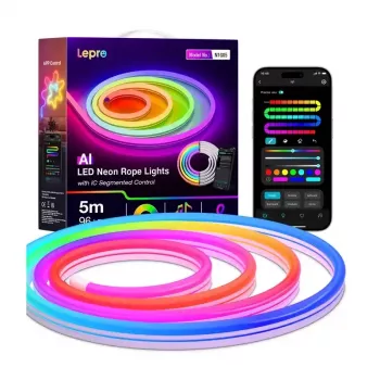 LEPRO N1-5 RGB smart LED pás 5m Wi-Fi Alexa Google Assistant