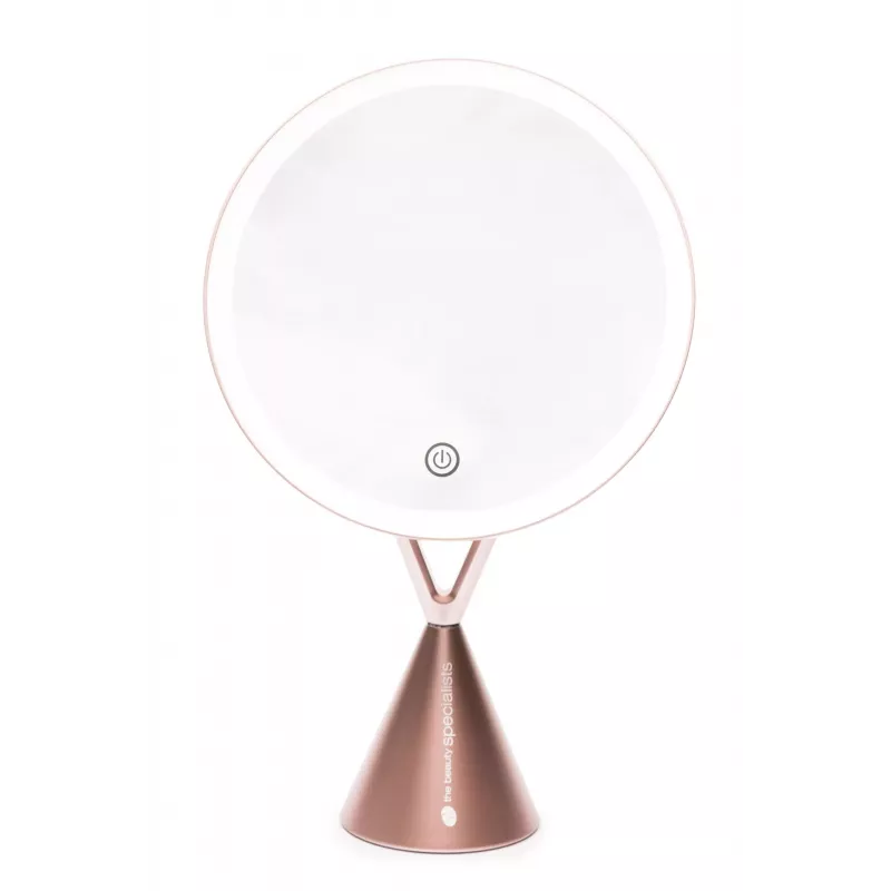 RIO MMCO-EU/1,4 Osvetlené HD zrkadlo na líčenie Rose Gold