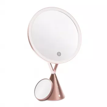 RIO MMCO-EU/1,4 Osvetlené HD zrkadlo na líčenie Rose Gold