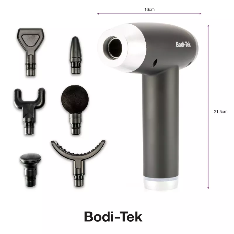 Bodi-Tek BT-MAMG-EU/1,3 Masážna pištoľ na hĺbkové tkanivo Deep Tissue Sports