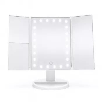 Rio MMFD-WH-EU/1,3 24 LED dotykové stmievateľné líčiace zrkadlo, biela