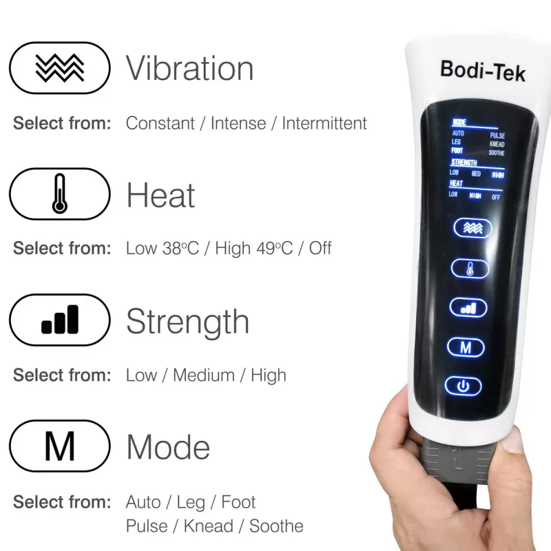 Bodi-Tek Comfort360 vzduchový kompresný masážny návlek na polovicu nohy