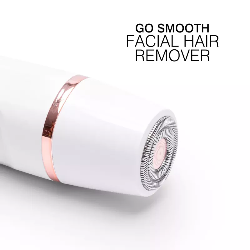 Rio SHTR-EU/1.3 Go Smooth 4-in-1 dámsky holiaci strojček a zastrihávač bikín, biela