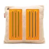 Bodi-Tek BT-CSHT2-W-BG-PB10 COZY Una vyhrievaný komfortný vankúš 45 x 45cm, béžový