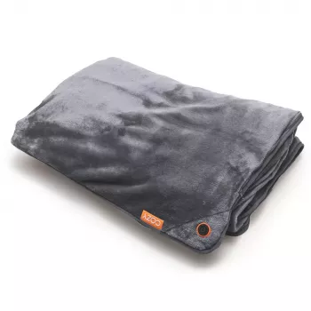 Bodi-Tek BT-BLHT-EU/1.0 COZY Snuggle Blanket vyhrievaná deka 130 x 160 cm, sivá