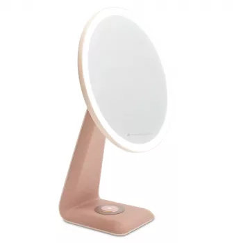 RIO MMDL-EU/1,0 High Performance make-up zrkadlo - obojstranné 1x/5x zväčšenie, LED denné svetlo, stmievateľný dotykový senzor, chróm