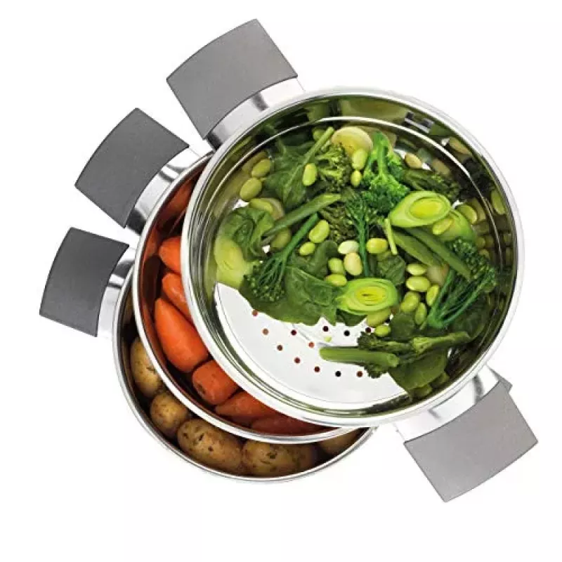 Russell Hobbs RH011701EU7 Excellence 3-poschodový parný hrniec 9L 1000W digitálny časovač