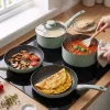 Progress BW14255G Neutrals 5-dielna sada panvíc – kovaný hliník, nepriľnavý kameňový efekt, vhodná na indukciu