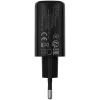 CANYON OnCharge 200 20W 1xPD 1xQC EU čierna nástenná nabíjačka