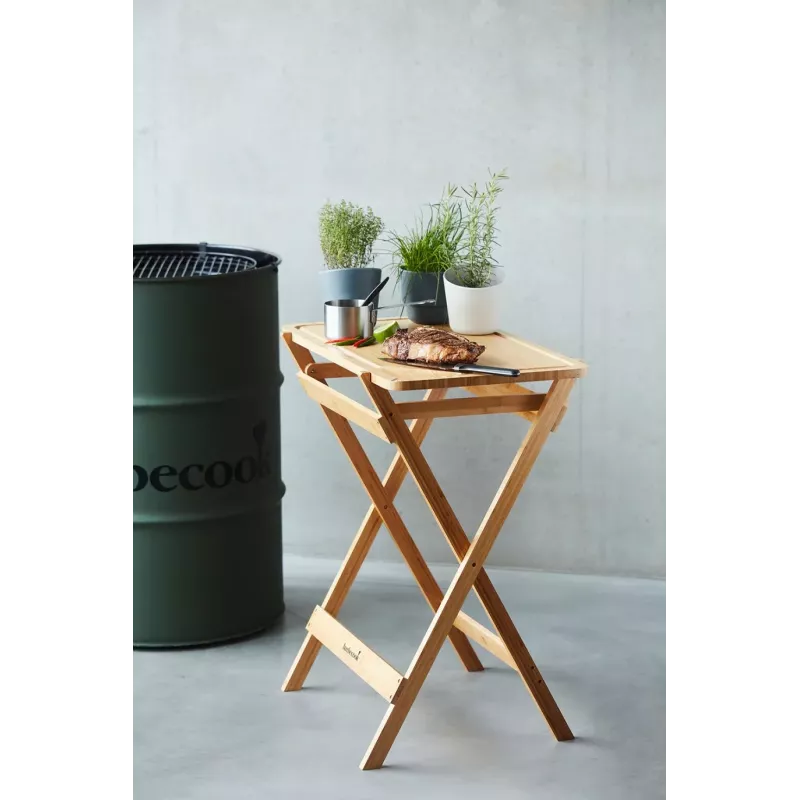 Barbecook BC-ACC-7154 bambusový krájací stôl 70x43x81 cm