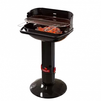 Barbecook gril na drevené uhlie Loewy 55, 59,8 x 35,4 x 101 cm, čierny