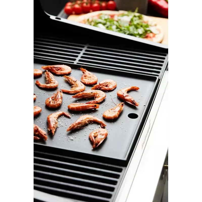 Barbecook Dynamic Core smaltovaná liatinová grilovacia platňa, 43 x 35 x 2 cm