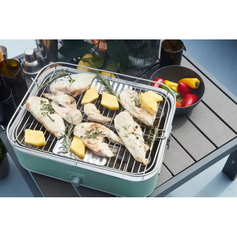 Barbecook elektrický gril E-Carlo BC-ELE-1002 stolný 2500 W zelený