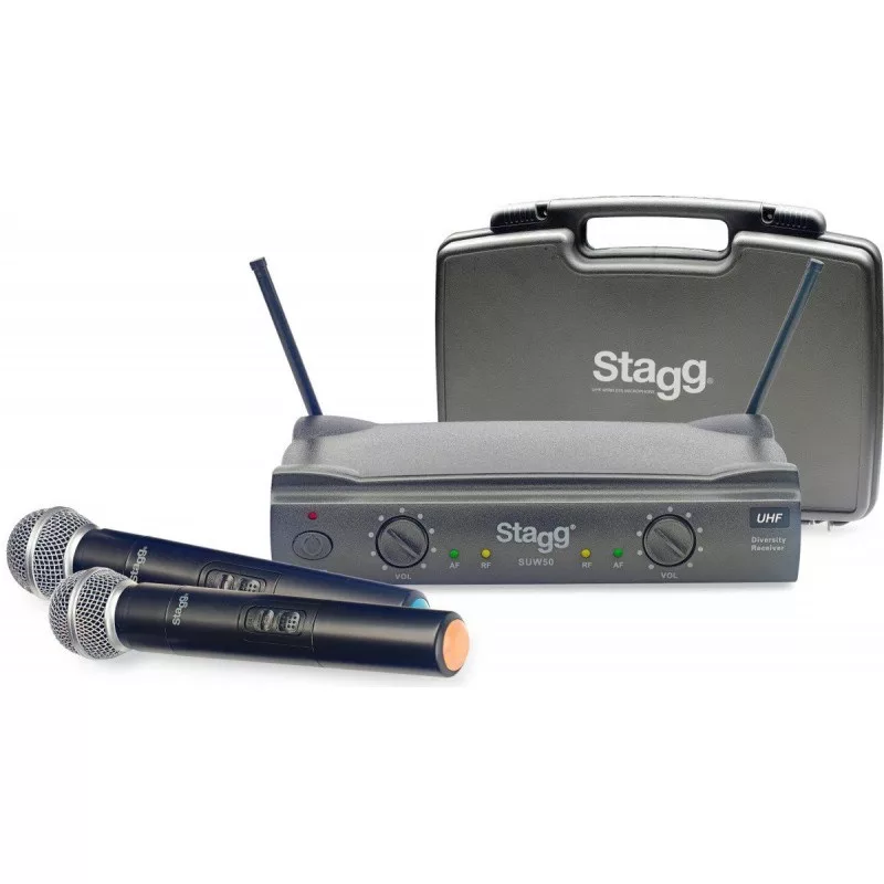 Stagg SUW 50 MM FH EU bezdrôtový UHF systém čierny