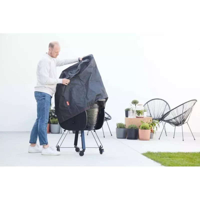 Barbecook Premium kryt pre Kamal Kamado gril, 82,5 x 82,5 x 90,1 cm, čierny
