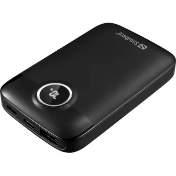 SANDBERG Powerbank 5000 mAh 20W Fast Charge USB-C PD QC 3.0 čierna