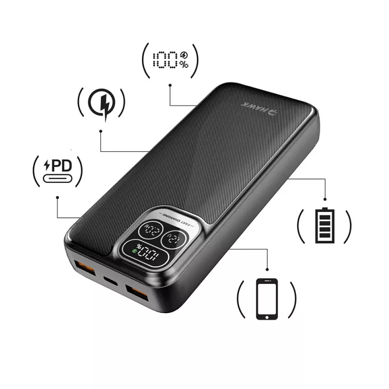 Hawk HW-PB20000 power banka 20000mAh čierna