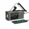 Hawk HWRDI410GN rádio solárne s dynamom a baterkou