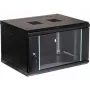 EPRADO-R19-6U/450-BLUE 6U 19 palcová nástenná rack skriňa, modrá, hĺbka 450 mm