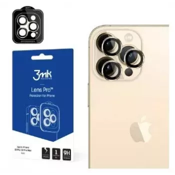 3MK Lens Protection Pro zlatá pre iPhone 13 Pro / 13 Pro Max