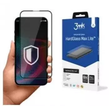 3MK HardGlass Max Lite ochranná fólia displeja pre Apple iPhone 13/13 Pro/14, čierna