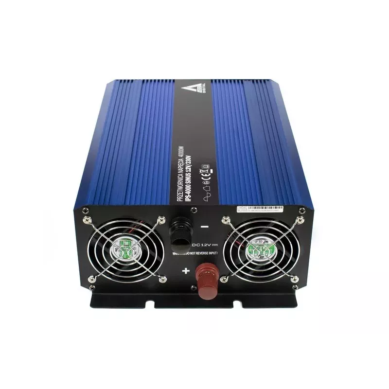 AZO Digital 12 VDC / 230 VAC konvertor SINUS IPS-4000S 4000W čistá sínusová vlna menič