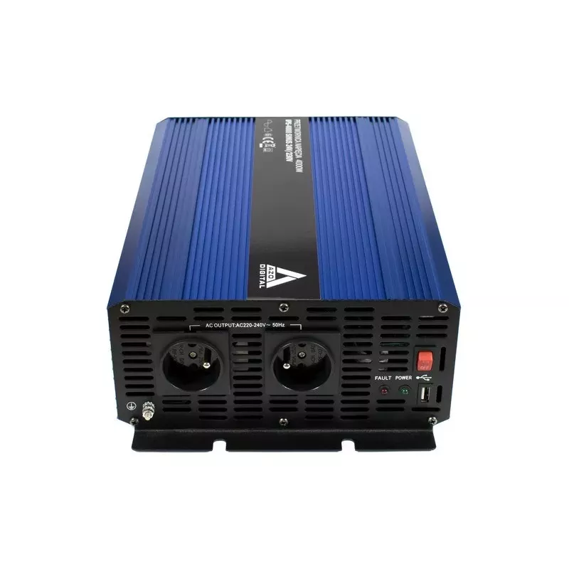AZO Digital 24 VDC / 230 VAC konvertor SINUS IPS-4000S 4000W čistá sínusová vlna menič
