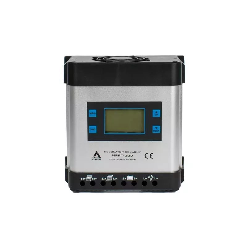 Solárny MPPT regulátor nabíjania AZO Digital 12/24V 30A LCD displej