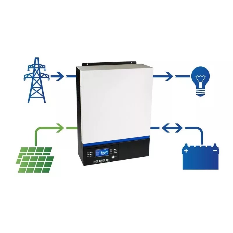 Off-Grid hybridný solárny menič AZO Digital ESB 6KW-24