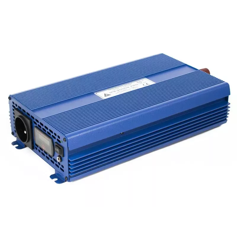 AZO Digital 24 VDC / 230 VAC ECO MODE SINUS IPS-2000S PRO 2000W menič napätia s čistým sínusom