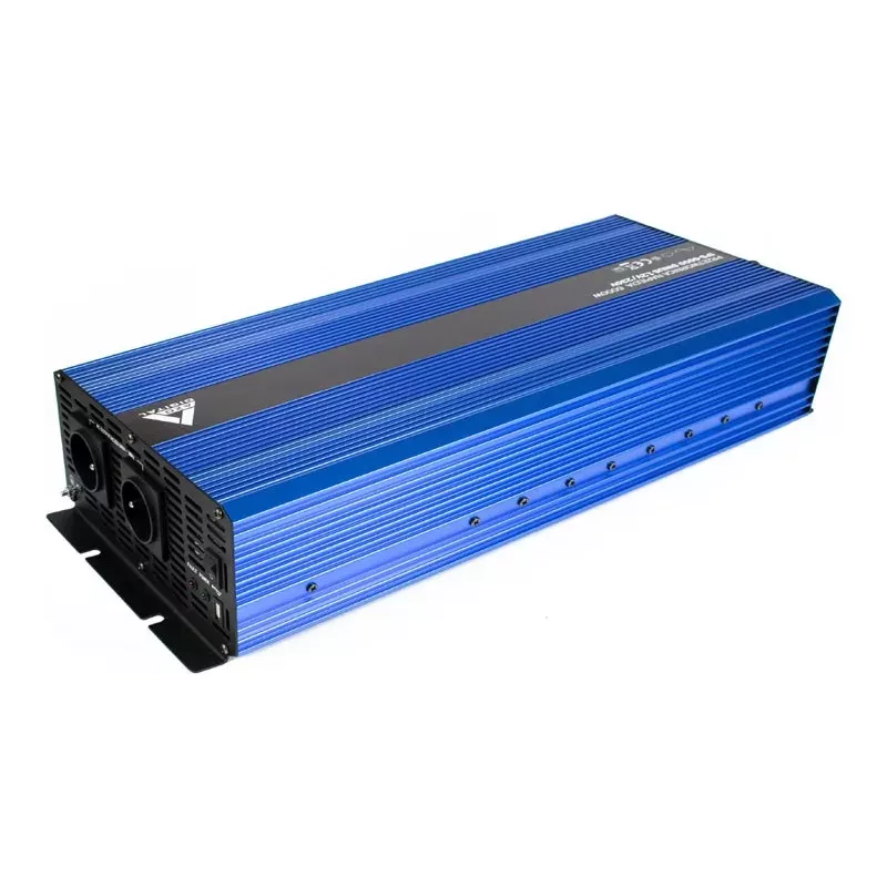 AZO Digital 24 VDC / 230 VAC konvertor SINUS IPS-8000S 8000W čistá sínusová vlna menič