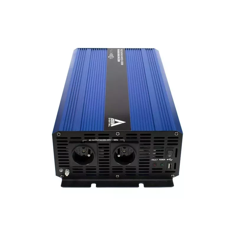 AZO Digital 24 VDC / 230 VAC konvertor SINUS IPS-8000S 8000W čistá sínusová vlna menič
