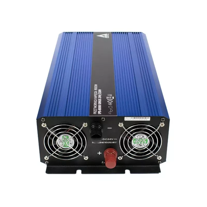 AZO Digital 24 VDC / 230 VAC konvertor SINUS IPS-8000S 8000W čistá sínusová vlna menič