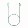Green Cell PowerStream USB-C na USB-C kábel 100W 1,2m mint zelený