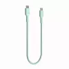 Green Cell PowerStream USB-C na USB-C kábel 100W 1,2m mint zelený