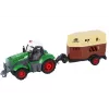 LEAN TOYS RC traktor, diaľkovo ovládaný traktor, poľnohospodársky stroj, príves, diaľkové ovládanie 1:24