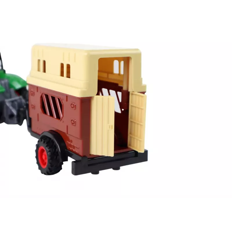 LEAN TOYS RC traktor, diaľkovo ovládaný traktor, poľnohospodársky stroj, príves, diaľkové ovládanie 1:24