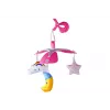 LEAN TOYS detský mobil na postieľku Sky klip ružový