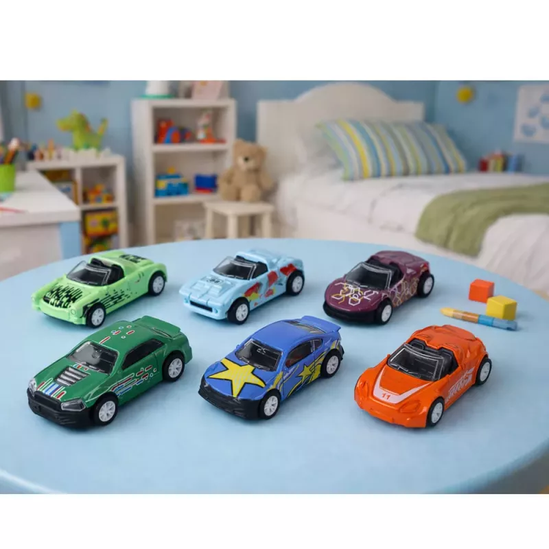 LEAN TOYS sada vozidiel s trecím pohonom v kovovom puzdre
