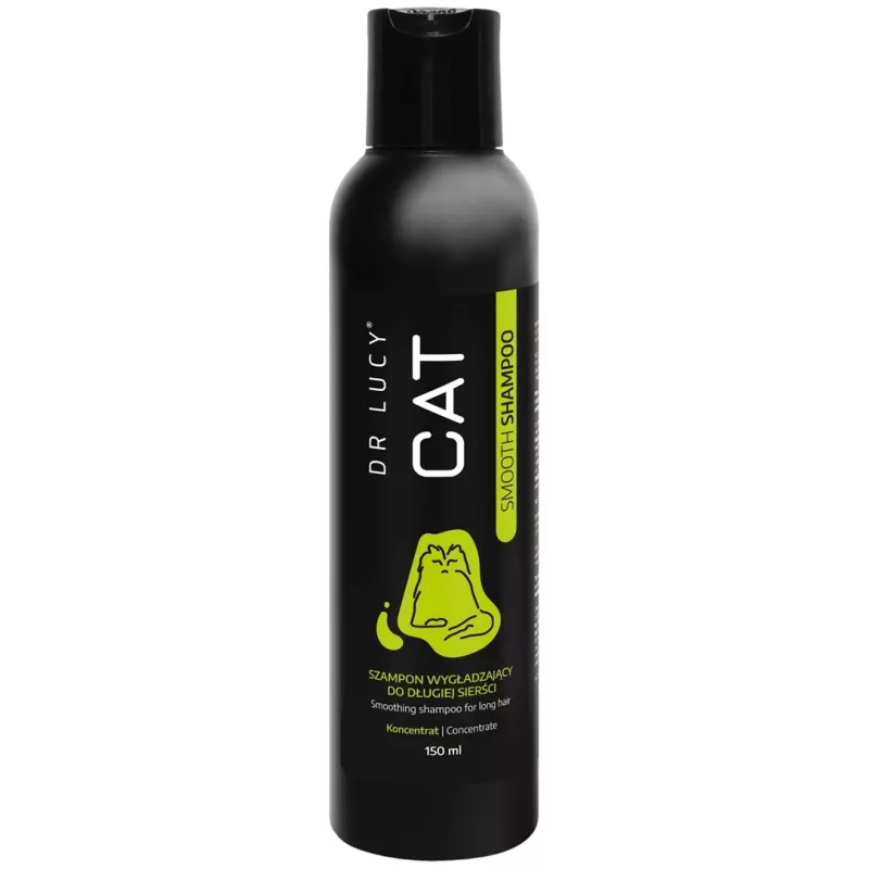 DR LUCY Cat Smooth Shampoo 150 ml koncentrát, vyhladzujúci šampón pre dlhosrsté mačky