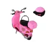 LEAN TOYS Bábika na ružovej kolobežke s pohyblivými prvkami