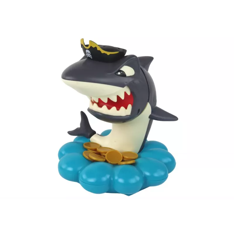 LEAN TOYS Arkádová hra žralok pirát vybuchujúce mince koleso na kreslenie