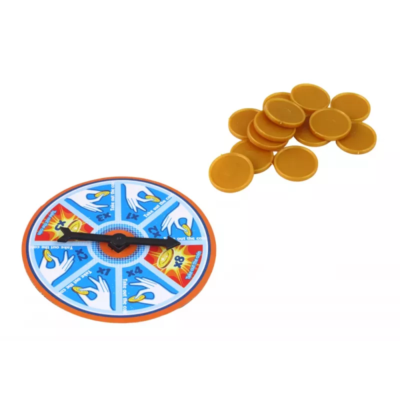 LEAN TOYS Arkádová hra žralok pirát vybuchujúce mince koleso na kreslenie