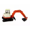 LEAN TOYS Kovový bager s veľkým ramenom 1:50 model z liateho kovu